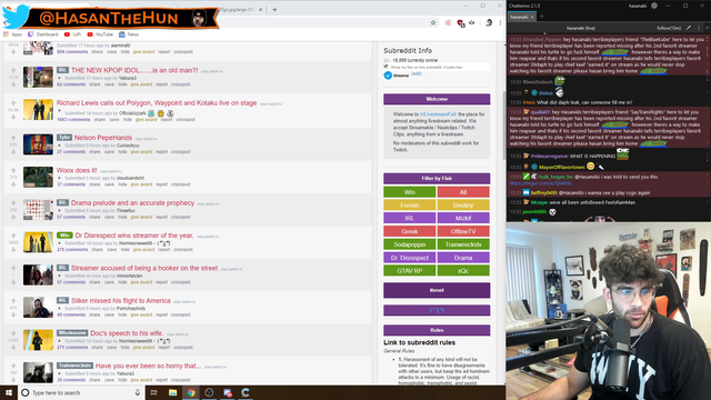 Hasan wants to start a black listing of viewers after a clip of his he deleted got reposted to LSF.