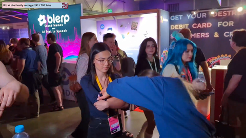 Female viking lifts asian girl