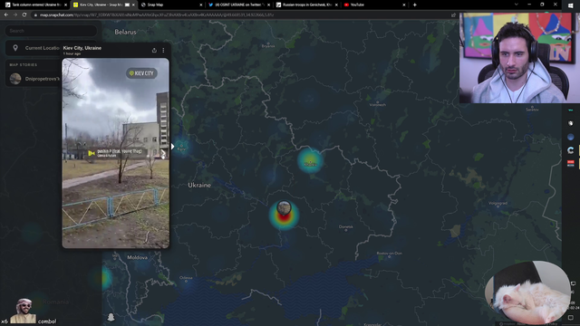 Ukrainians evacuating in style