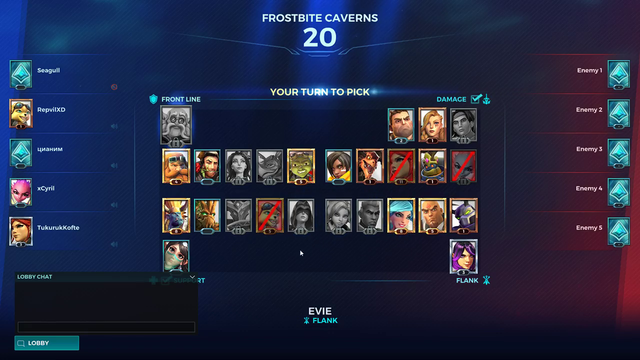 Seagull is confused by Paladins