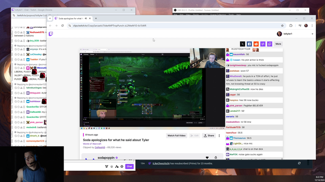 Tyler accepts Soda's apology. But stands by what he said about Tactics