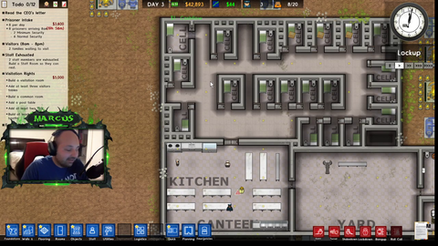MAX SECURITY Prison Guard Answering Questions