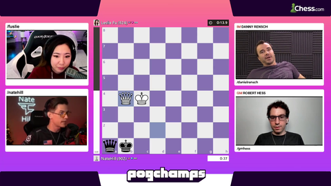 First draw on the Chess tournament