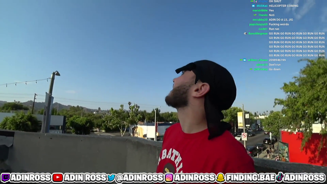 Adin gets a visit from LAPD during his irl event