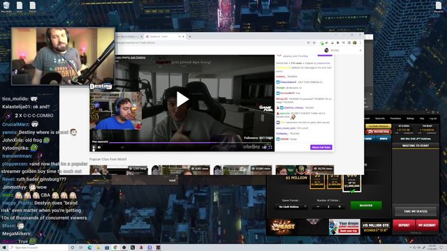 Destiny on Twitch's history of toxicity