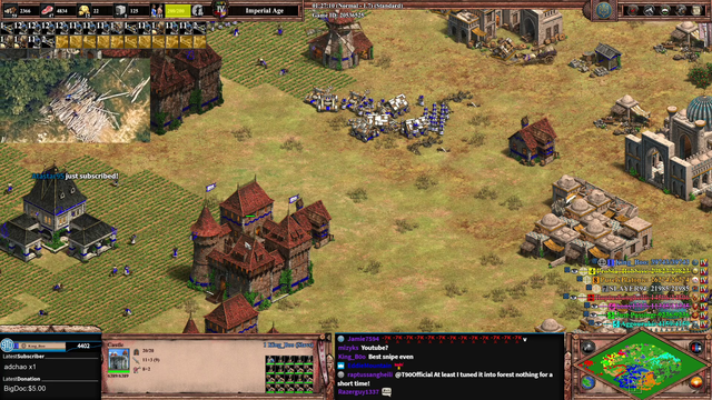 Insane King snipe in Age of Empires 2 community Regicide game