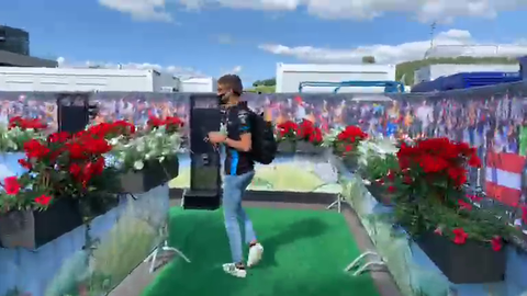 How the F1 fan area looks like during Corona