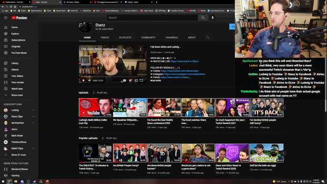 Youtube discussed signing QTCinderella, Atrioc, and Stanz with Ludwig