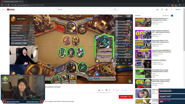 Toast looks at his past self PepeHands.