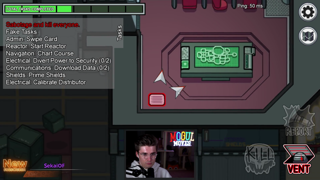 Ludwig gets a sneaky kill in front of broken Among Us AI