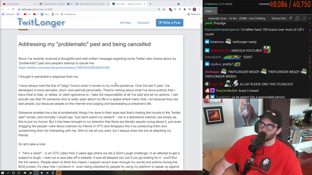 Hasan's take of Toast