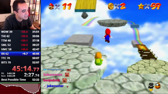 Squeex loses his SM64 PB and sanity