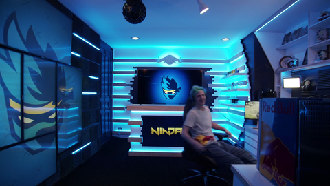 Ninja's new Redbull streaming room.