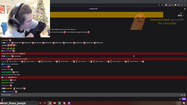 xQc's take on new PogChamp emote