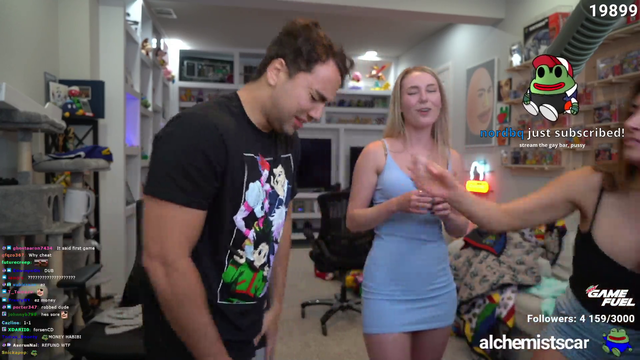 Alinity feeds Miz vodka