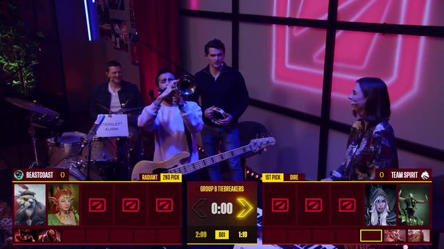 Dota 2 caster ignores production