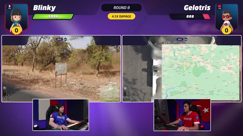 Blinky changes guess at the last second to score an insane 4999 at the GeoGuessr World Cup