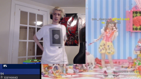 xQc does the pon pon