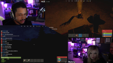 Nick is afraid of the dark