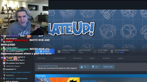 xQc forced by Twitch to take down vod due to GTA yet multiple other large streamer's vods are still up