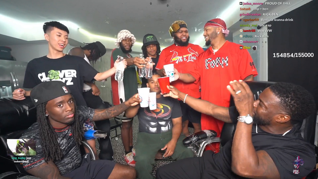 Kevin Hart raises a toast