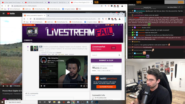 Nepotism andy says Destiny won't have political relevancy outside Twitch