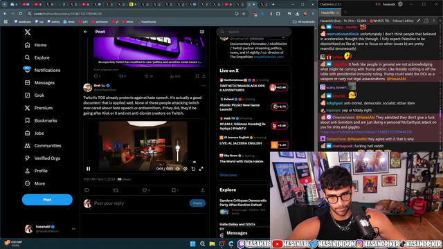 Dancantstream admits he doesn't care about anti-semitism and is only invested in "destroying twitch" for another streamers cause because it would be "funny"