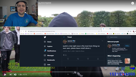 Normie viewers are upset at Austin's chat