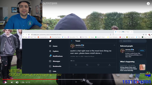 Normie viewers are upset at Austin's chat