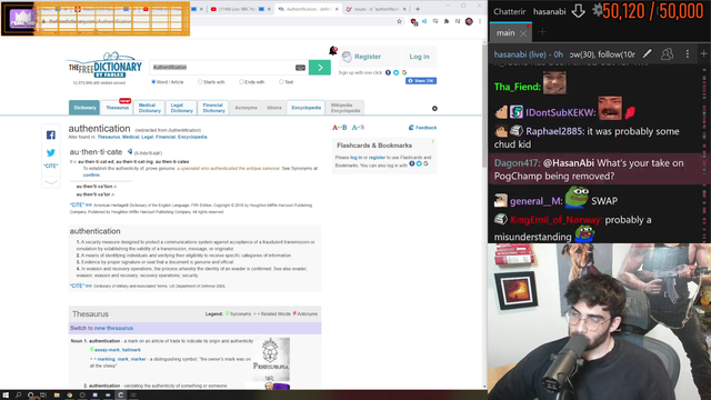 hasan suggests an admin at twitch is compromising his stream after the stream shuts down twice