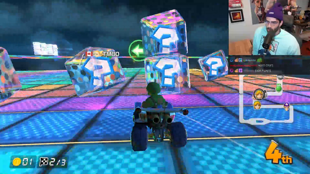 Hasan experiencing Rainbow Road for the first time