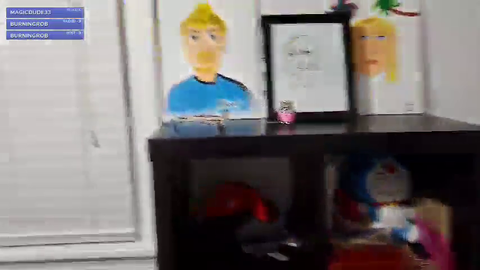 Alecludford shows a little section of his room he made to honor the memory of his fiancée, Steph, who passed away recently