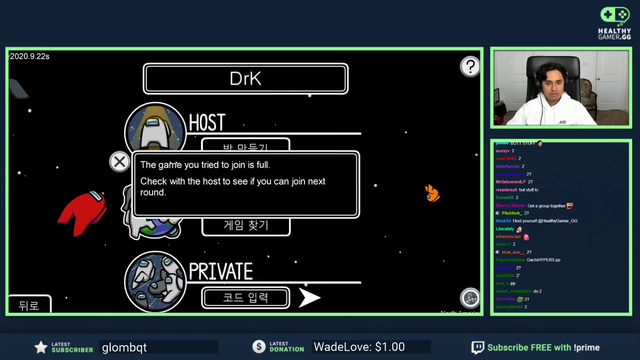 Dr. K plays his first Among us game