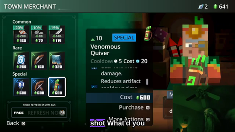 Aris pulls up a special minecraft player