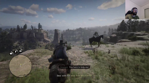 Forsen tries to save someone in RDR2