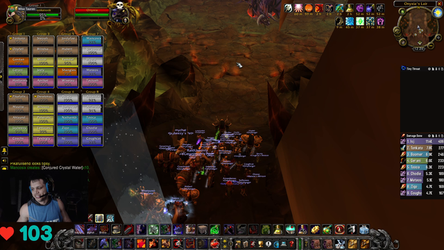 MamaFae blesses the raid before Onyxia