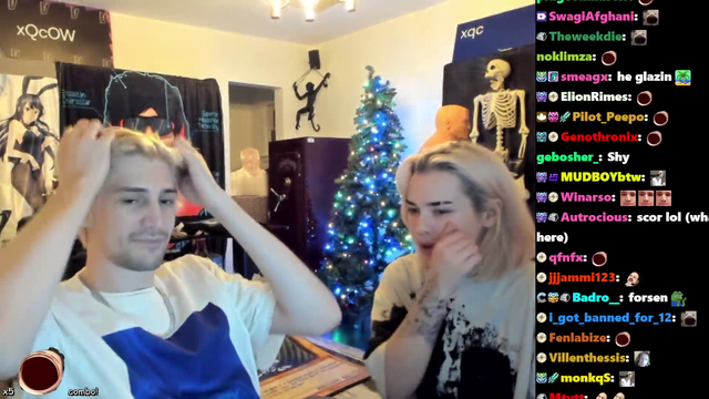 xQc and nyyxxii talk about Showering and wearing shirts for over a Week