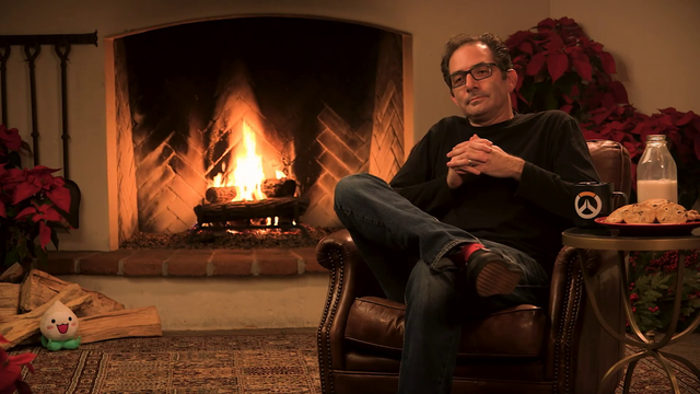 Jeff Kaplan, the literal God, starts the fire with just his hands