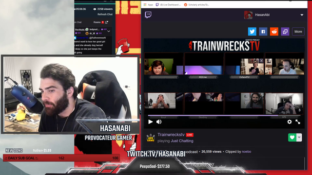 Hasan on Train