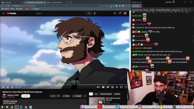 Hasan Anime Opening