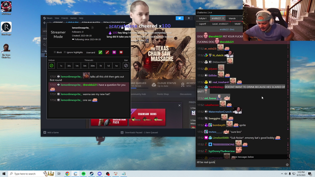 Erobb answers a question
