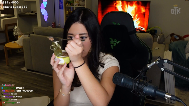 ExtraEmily Eats Cat Food!