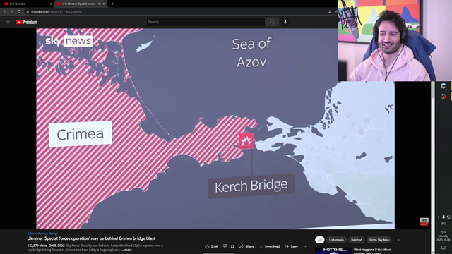 Nymn's controversial take about the Crimea bridge being destroyed