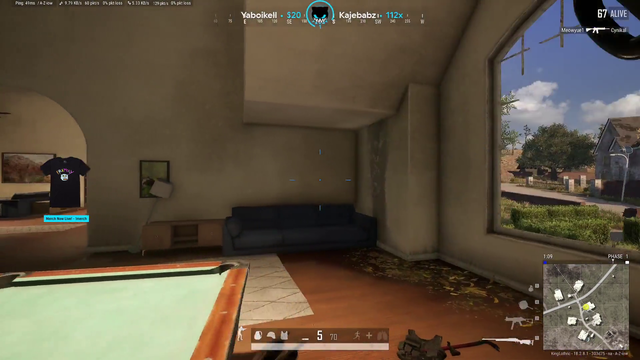 Lirik admires the artwork in the new PUBG map