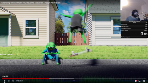 Forsen finds an easter egg on the new HeydoubleU video