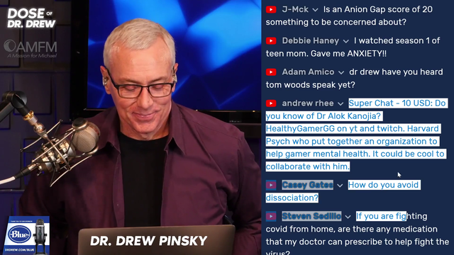 Dr Drew wants to meet Dr K