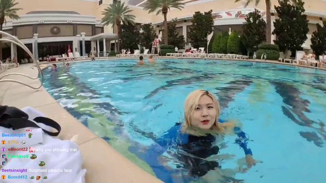 Hachu encounters 2 weirdos at the pool