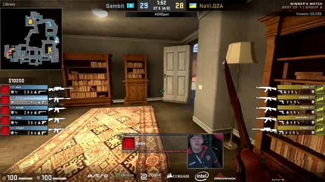 CSGO Player Taking A Quick Nap During Round 58