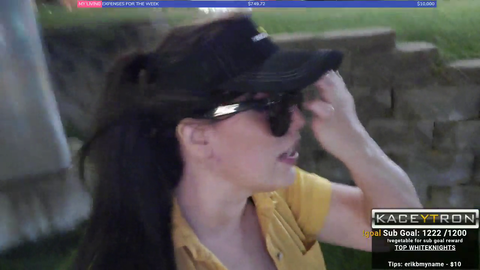 Kaceytron falls for potential customer