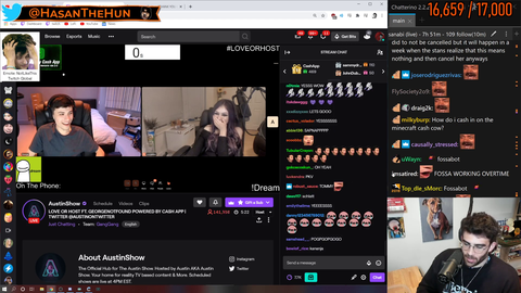 Hasan finds out about crazy Minecraft fans with Minx having 107k tweets about her